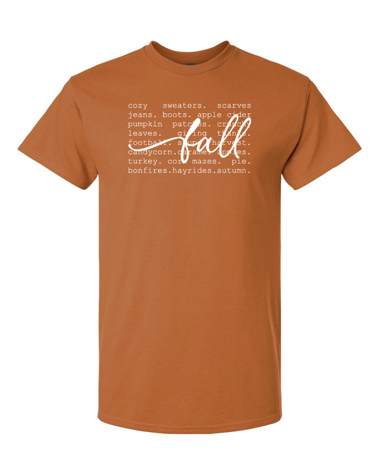 Fall Elements Short Sleeve Tee