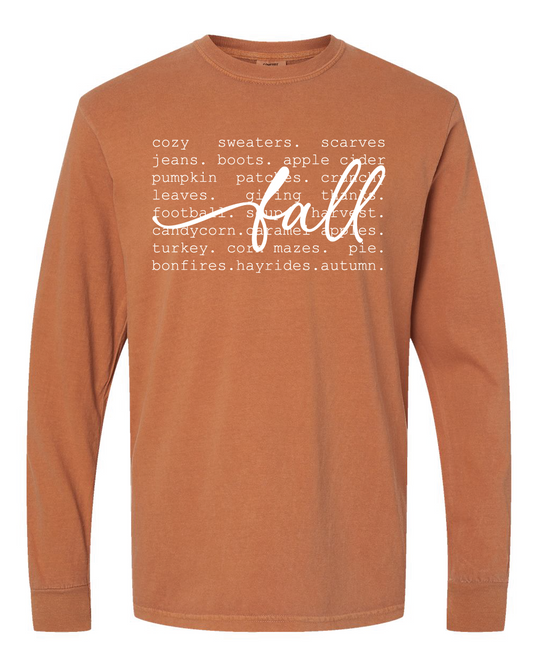 Fall Elements Long Sleeve Tee